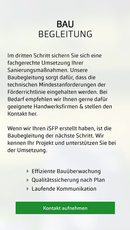 Energieberatung Baubegleitung 